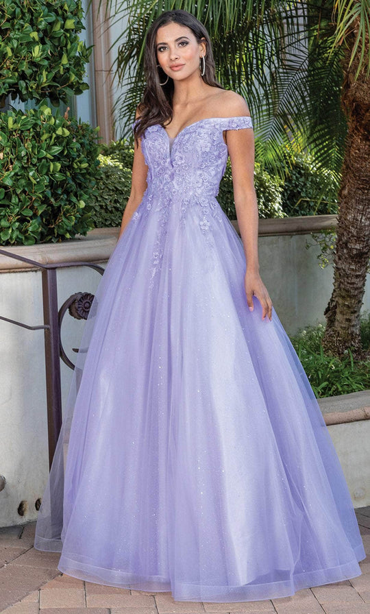 Dancing Queen 4316 - Off Shoulder Princess A-line Gown