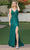 Dancing Queen 4317 - Open Back Prom Dress Long Dresses XS / Hunter Green