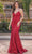 Dancing Queen 4323 - Strappy Back Evening Dress Long Dress XS / Burgundy