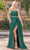Dancing Queen 4324 - Beaded Waist Prom Dress Long Dresses XS / Hunter Green