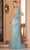 Dancing Queen 4329 - V Neck Modest Glittered Dress Long Dresses