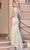 Dancing Queen 4330 - Glittered Formal V Neck Gown Long Dresses