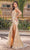Dancing Queen 4334 - Open Strappy Back Lustrous Gown Special Occasion Dress