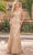 Dancing Queen 4336 - Beaded Tulle Evening Dress Evening Dresses XS / Gold