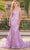 Dancing Queen 4337 - Strappy Back Trumpet Prom Gown Special Occasion Dress XS / Lilac
