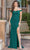 Dancing Queen 4345 - Ruched Off Shoulder Prom Gown Prom Dresses XS / Hunter Green