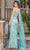 Dancing Queen 4350 - Asymmetrical Neck Sequined Gown Long Dresses