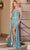 Dancing Queen 4354 - Embellished Prom Gown With Slit Special Occasion Dress XS / Sage
