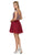 Dancing Queen - 9160 Cap Sleeve Adorned Sweetheart A-Line Cocktail Dress Cocktail Dresses