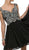 Dancing Queen - 9160 Cap Sleeve Adorned Sweetheart A-Line Cocktail Dress Cocktail Dresses