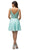 Dancing Queen - 9160 Cap Sleeve Adorned Sweetheart A-Line Cocktail Dress Cocktail Dresses XS / Mint