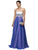 Dancing Queen 9425 Straight Across Neck Lilac A-line Dress CCSALE M / Lilac