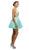 Dancing Queen - 9518 Lace Embellished Illusion A-Line Short Prom Dress Prom Dresses XS / Mint