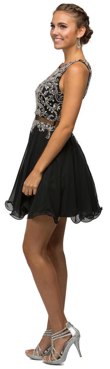 Dancing Queen 9550 Two-Piece Short A-Line Dress CCSALE XS / Black