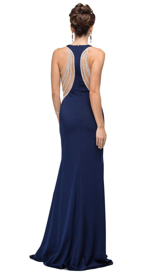Dancing Queen - 9746 Jewel Fitted Sheath Prom Dress