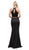 Dancing Queen - 9873 Two Piece Halter Mermaid Evening Dress Special Occasion Dress