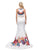 Dancing Queen 9883 Two-Piece Floral Print Mermaid Evening Dress CCSALE L / Black/Multi Print