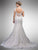 Dancing Queen Bridal - 10 V Neck Sheer Lace Back Wedding Dress Special Occasion Dress