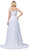 Dancing Queen Bridal - 137 Embellished Off-Shoulder A-line Gown Wedding Dresses