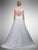 Dancing Queen Bridal - 23 Cap Sleeve Illusion Floral Appliqued Ballgown Bridal Dresses