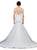 Dancing Queen Bridal - 58 Lace Applique Bateau Trumpet Gown Wedding Dresses