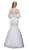 Dancing Queen Bridal - 75 Lace Applique Long Sleeve Trumpet Dress Special Occasion Dress