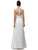 Dancing Queen Bridal - 9539 Sophisticated Ruched V-Neck Chiffon A-line Dress Wedding Dresses