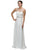 Dancing Queen Bridal - 9541 Ruched Illusion Sweetheart Jewel-banded Chiffon A-line Dress Bridesmaid Dresses XS / Off White