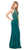 Dancing Queen Illusion Halter Jeweled Garland Motif Sheath Gown 2200 - 1 pc Hunter Green In Size M Available CCSALE M / Hunter Green