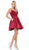 Dancing Queen - Jeweled Lace Bodice Homecoming Dress 3037 - 1 Pc Burgundy in Size 3XL Available CCSALE 3XL / Burgundy
