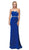 Dancing Queen Strapless Sweetheart Beaded Dress 9720 - 1 Pc. Blush in size Extra Small Available CCSALE S / Royal Blue