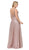 Dancing Queen - V Neckline Sleeveless Illusion Panel A-Line Gown 2488 - 1 pc Silver in Size M Available CCSALE