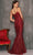 Dave & Johnny 10669 - V-Neck Sequin Mermaid Prom Gown Special Occasion Dress