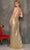 Dave & Johnny 10703 - Sleeveless Sequined Long Dress Special Occasion Dress