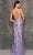 Dave & Johnny 10723 - One Shoulder Glitter Prom Gown Special Occasion Dress