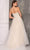 Dave & Johnny 10736 - Laced Straight-Across Prom Ballgown Special Occasion Dress