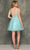 Dave & Johnny 10806 - Floral Applique A-Line Cocktail Dress Special Occasion Dress