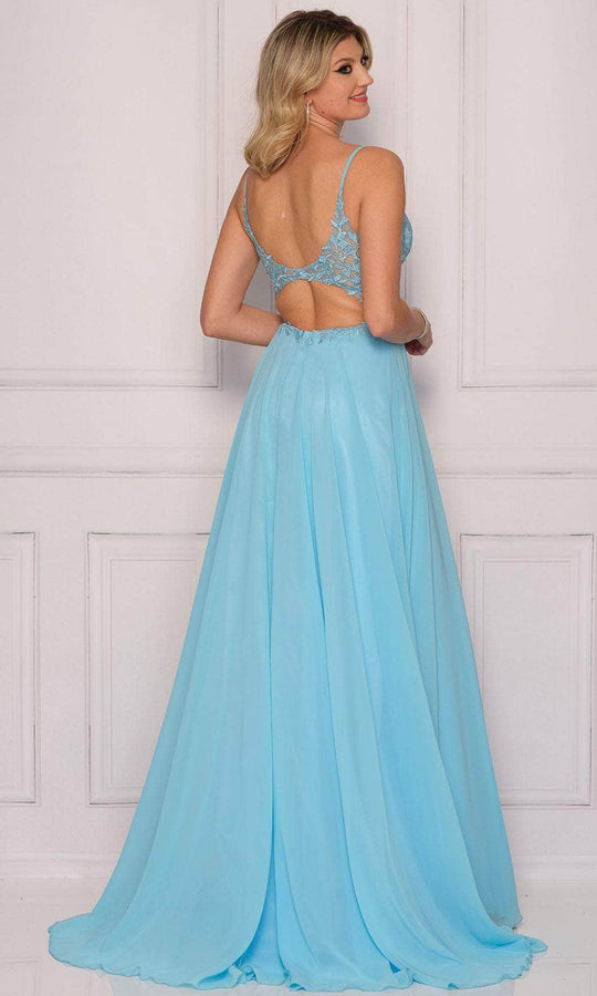 Dave & Johnny A10364 - Corset Style Sleeveless Evening Gown