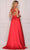Dave & Johnny A10430 - Straight Across Princess Bodice Satin Gown Prom Dresses