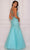 Dave & Johnny A10459 - Laced Fit And Flare Prom Gown Prom Dresses