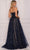 Dave & Johnny A9967 - Sequined Tulle Embellished Evening Gown Prom Dresses