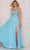 Dave & Johnny - Applique Corset Long Dress A10364 - 1 pc Emerald In Size 6 Available CCSALE 6 / Emerald