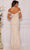 Dave & Johnny Bridal A10321 - Laced Off-Shoulder Bridal Gown Special Occasion Dress
