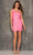 Dave & Johnny - Sequin Sheath Cocktail Dress 10711 - 1 pc Hot Pink In Size 00 Available CCSALE 00 / Hot Pink