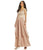 Decode 1.8 - 182825 Illusion Long Sleeve Layered Chiffon Dress - 1 Pc. Mauve in size 4 Available CCSALE 4 / Mauve