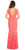 Decode 1.8 - Sleeveless Plunging Bodice Sheath Dress 183910 - 1 pc Hot Coral In Size 0 Available CCSALE 0 / Hot Coral