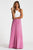 Donna Mizani Racer Front Gown in Lilac/White CCSALE S / Lilac/White