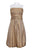 Donna Ricco - 8534879M Strapless Iridescent Satin Bubble Hem Dress Party Dresses