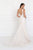 Elizabeth K Bridal - GL1514 Beaded Lace Illusion Bateau Mermaid Wedding Dress Special Occasion Dress