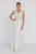 Elizabeth K Bridal - GL1533 Bead Embellished Fitted Evening Gown Special Occasion Dress XS / Ivory/Champagne